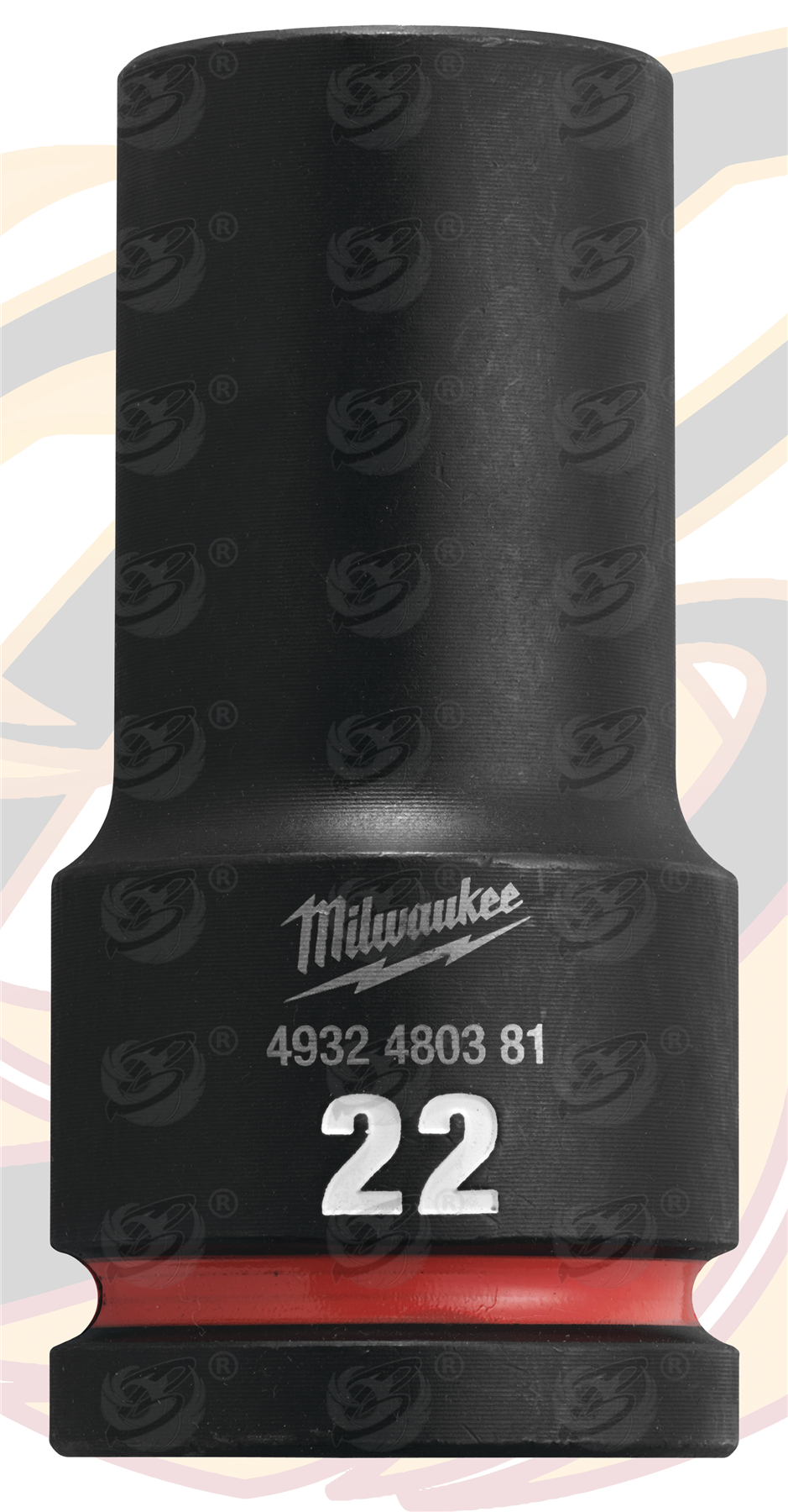 Milwaukee 22mm 3/4" Drive 6 Point Deep Impact Socket ( Single ) ( 4932480381 )