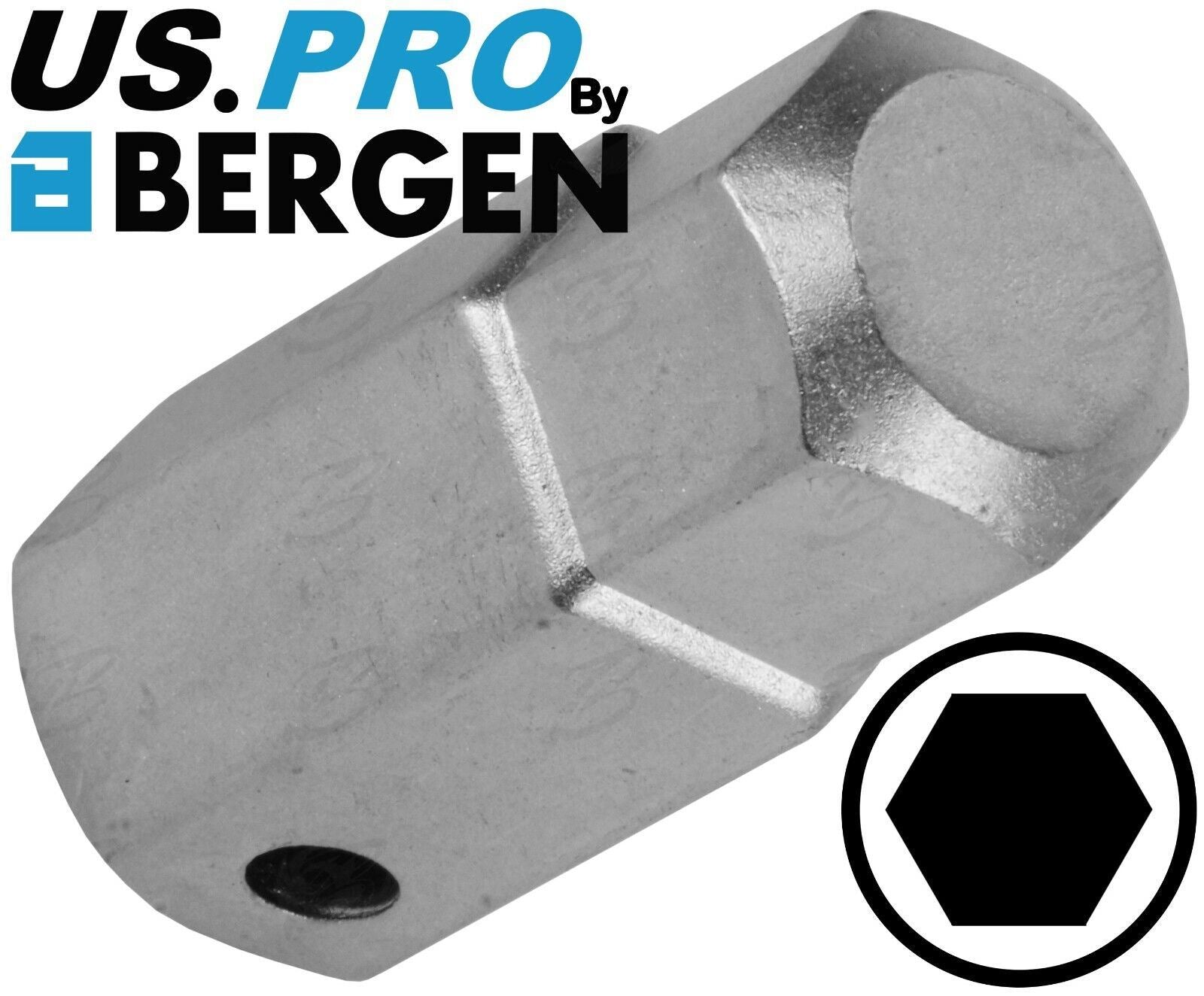 US Pro 12 Piece 3/8" Drive Drain Plug Key Set 3096