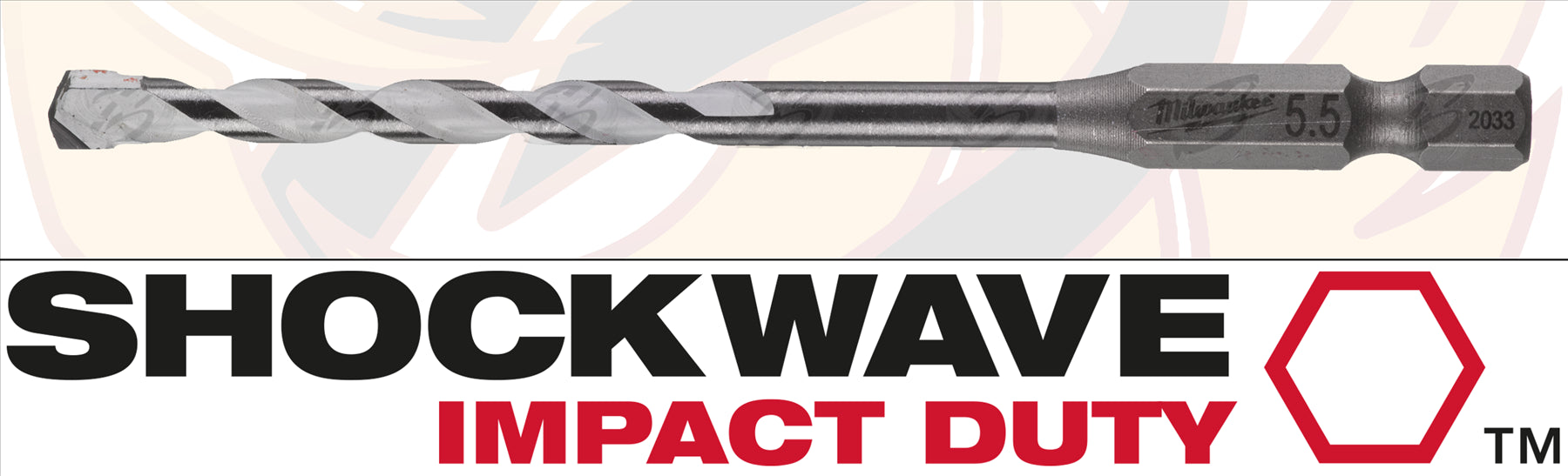 MILWAUKEE 5.5mm x 100mm MULTI MATERIAL DRILL BIT