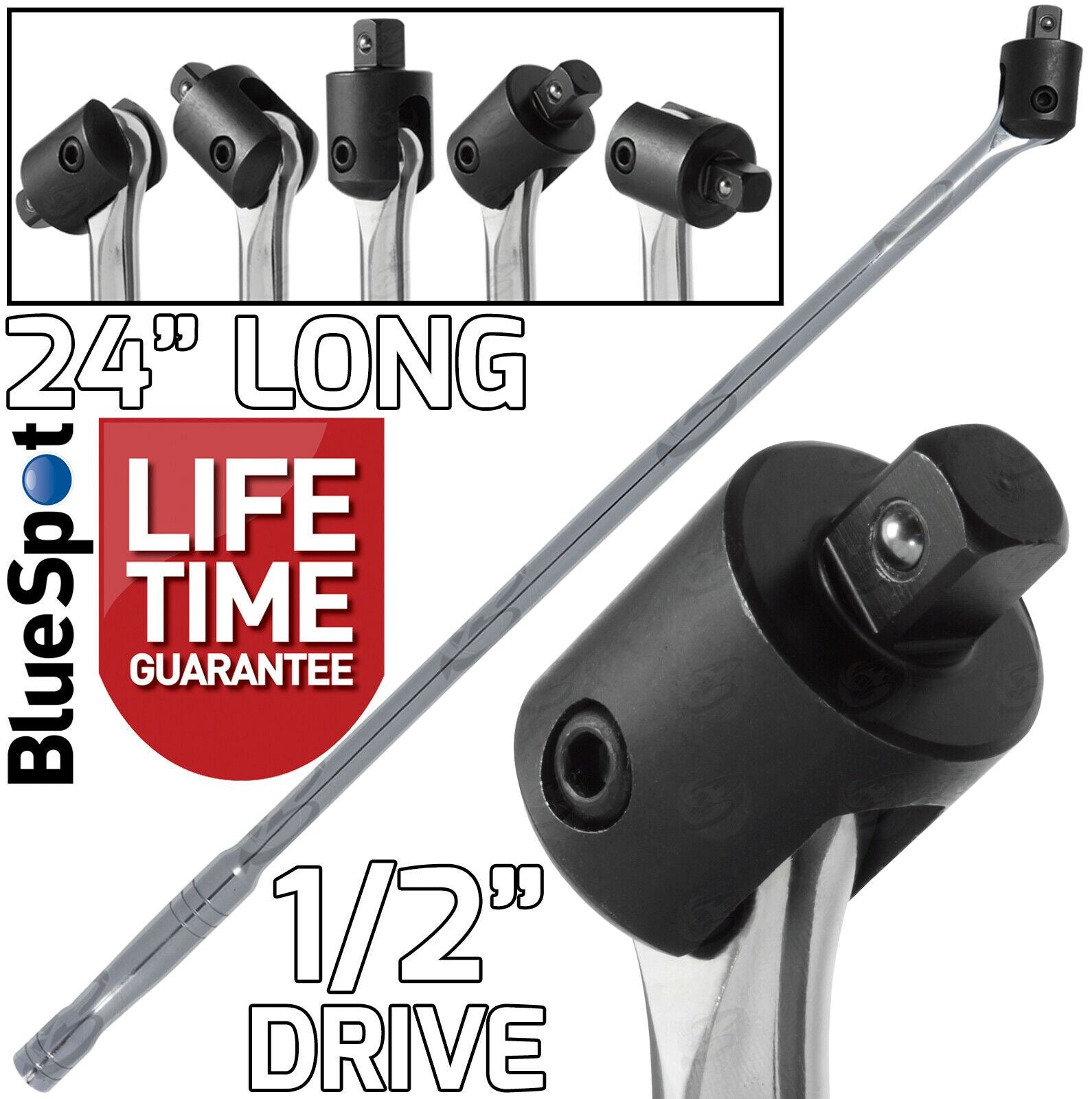 BLUESPOT 1/2" DRIVE 24" LONG BREAKER BAR
