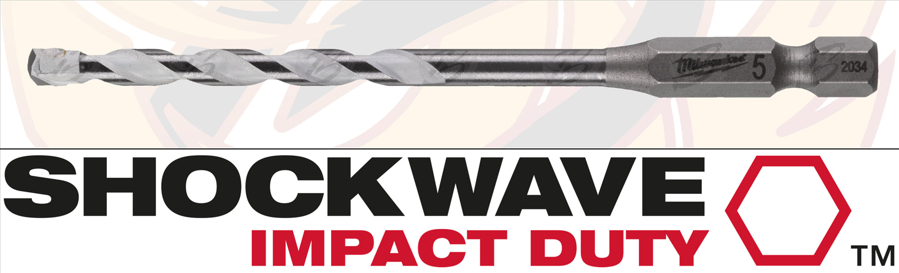 MILWAUKEE 5mm x 100mm MULTI MATERIAL DRILL BIT