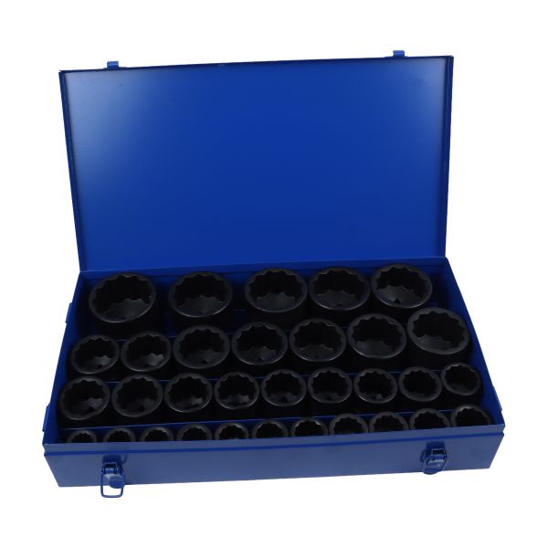 US Pro 32 Piece 3/4" Drive 12 Point Impact Sockets 19mm - 60mm 7623