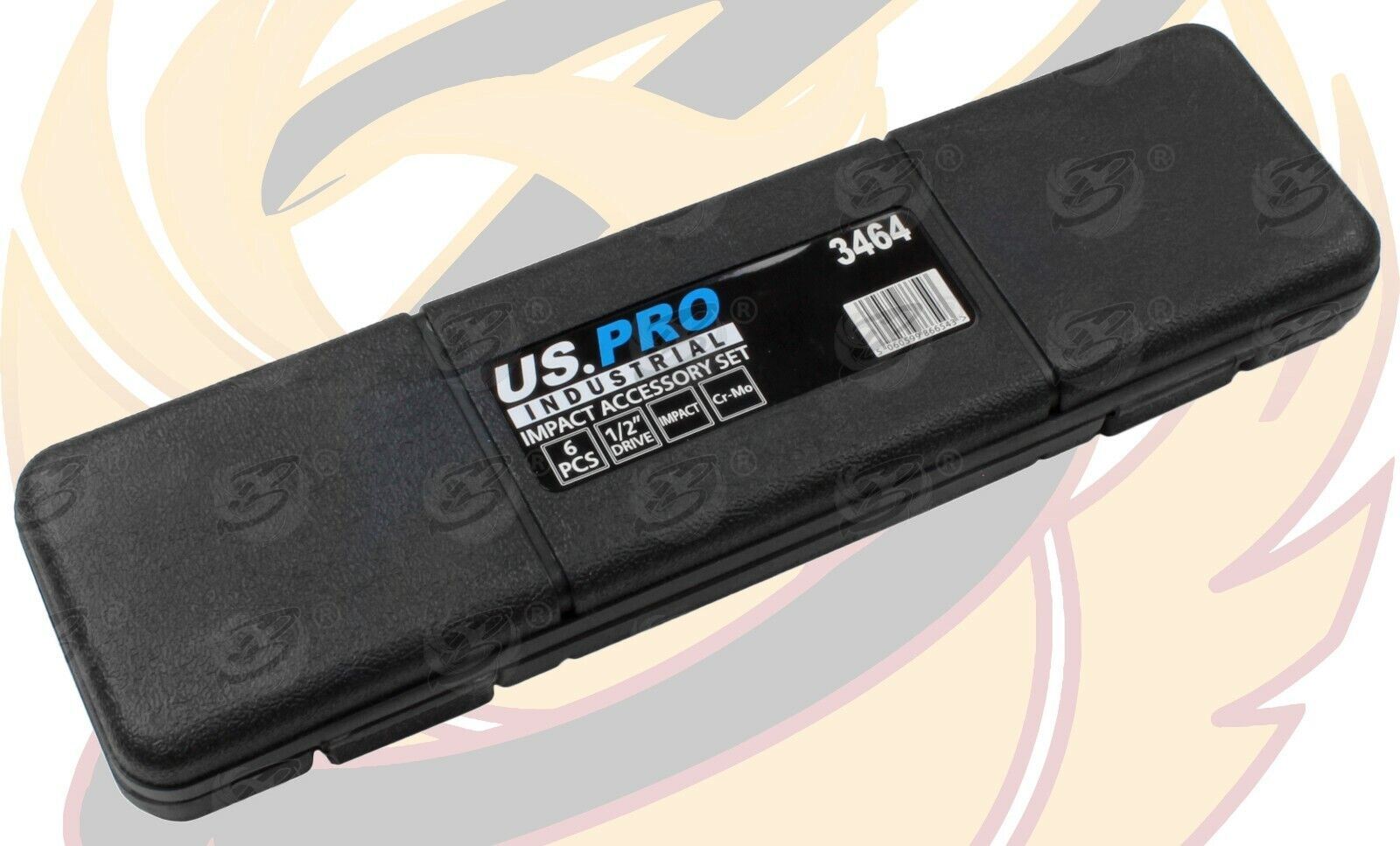 US Pro Industrial 6 Piece 1/2" Drive Impact Adaptors & Extension Set 3464