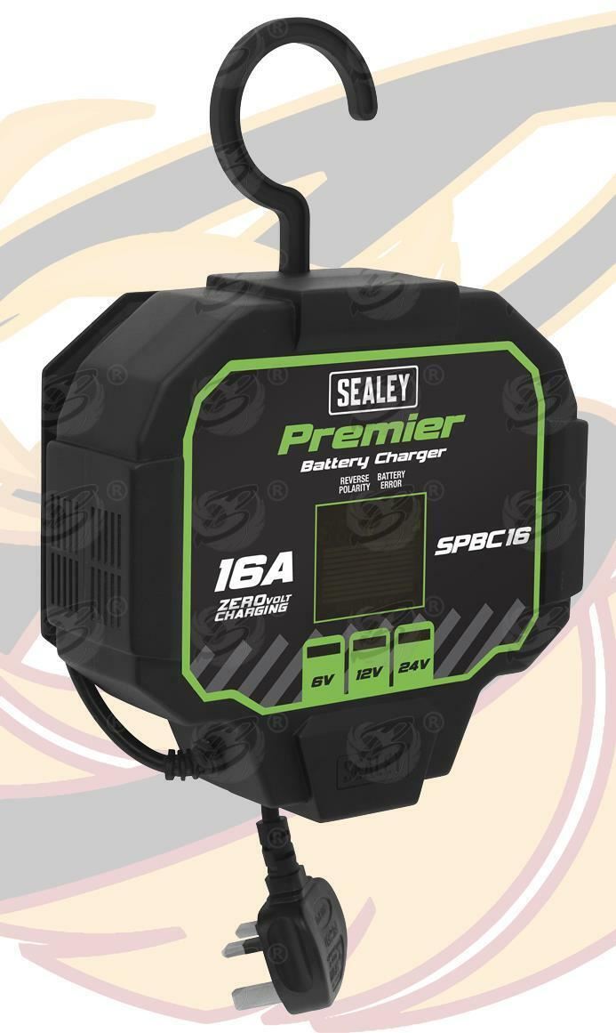 SEALEY 16A FULLY AUTOMATED BATTERY CHARGER