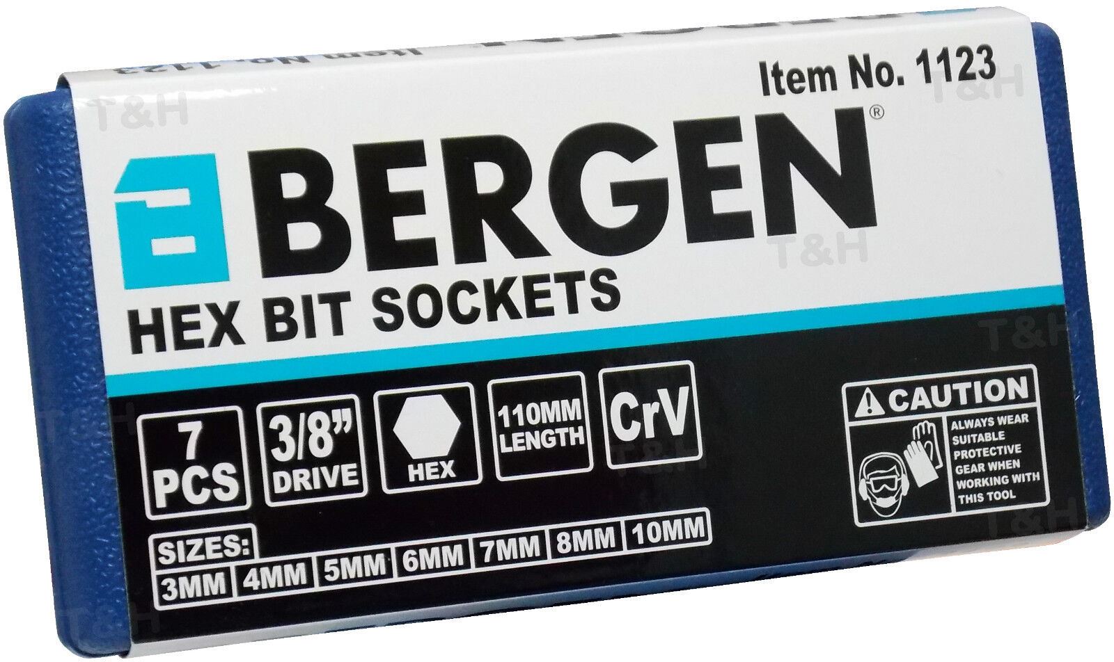 US PRO 7PCS 3/8" DRIVE EXTRA LONG HEX BIT SOCKETS H3 - H10