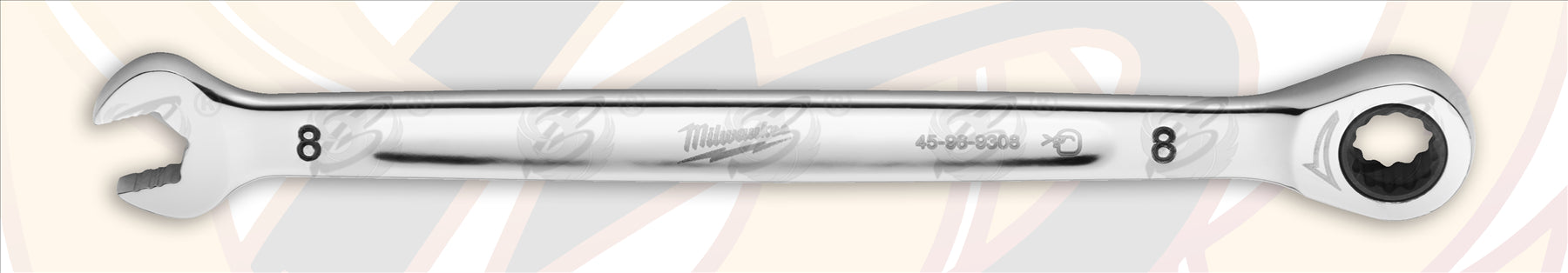 MILWAUKEE 8MM 144 TEETH MAXBITE RATCHET SPANNER