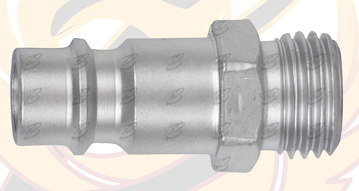 SEALEY HIGH FLOW SCREWED ADAPTOR MALE 1/4"BSPT - PACK OF 5