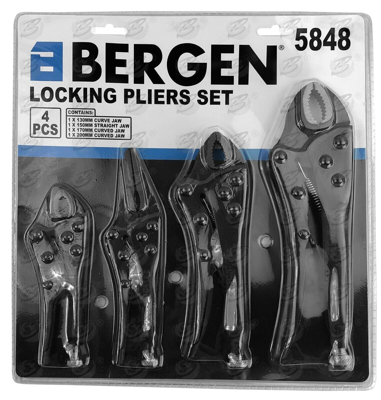 US Pro 4 Piece Locking Pliers 5886