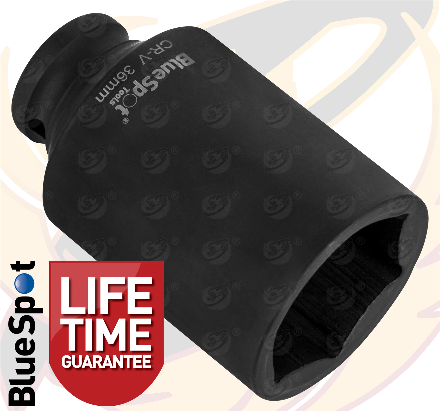 BlueSpot 36mm 1/2" Drive 6 Point Deep Impact Socket ( Single ) ( 01673 )