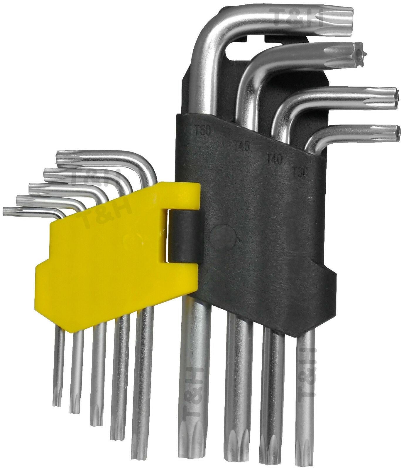 US PRO 9PCS STUBBY TORX KEY SET T10 - T51