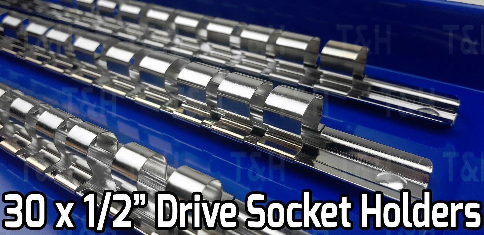 US PRO 110 CLIP & BIT 1/4" & 3/8" & 1/2" DRIVE SOCKET RAILS