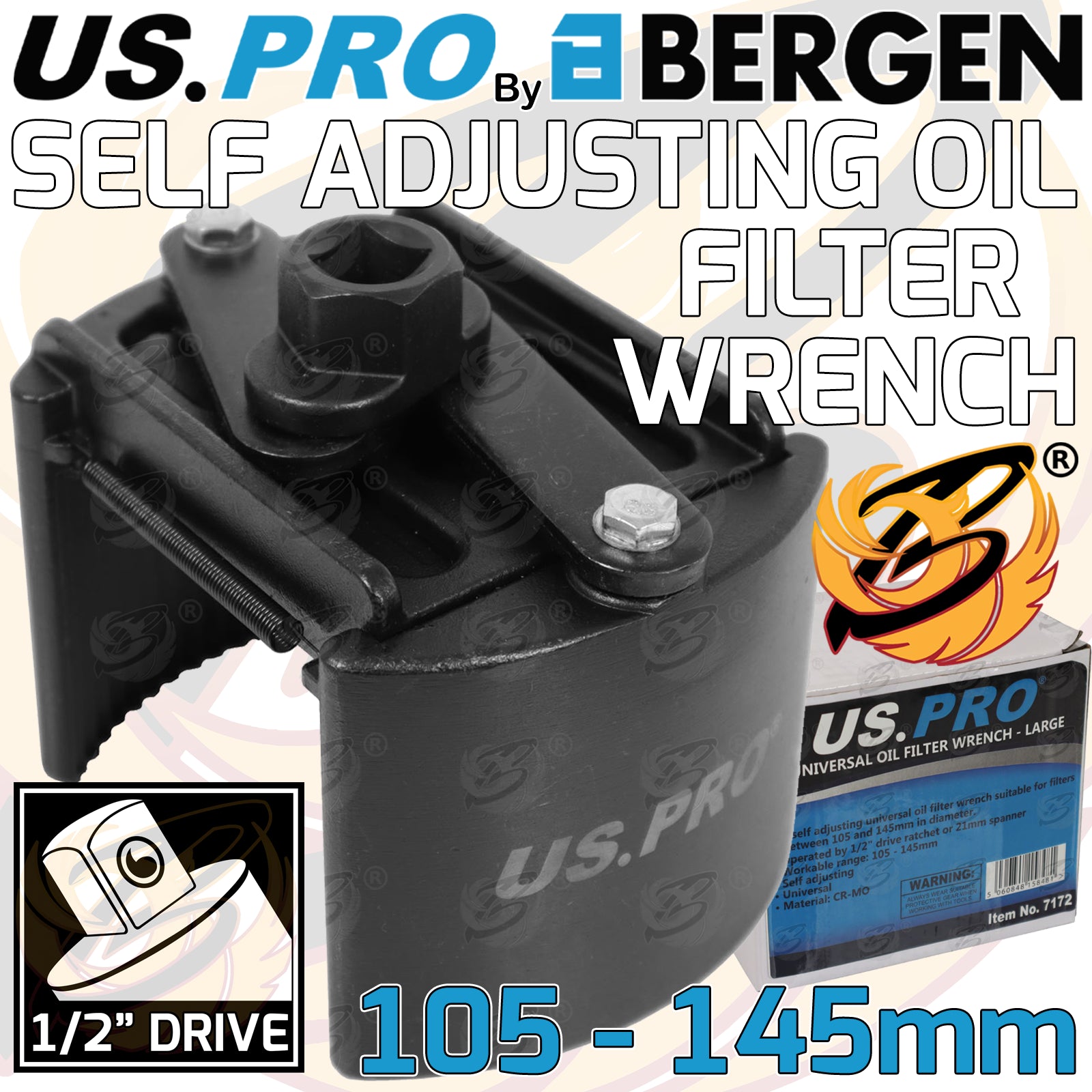 US PRO UNIVERSAL OIL FILTER WRENCH - LARGE