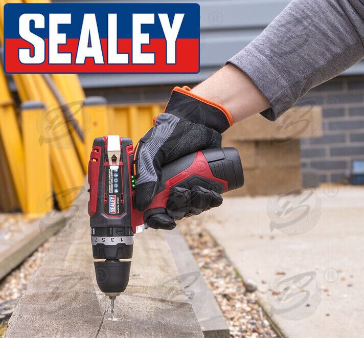 Sealey 12V Cordless Combo Kit ( Drill - Ratchet Wrench - Reciprocating Saw - Impact Driver ) ( CP1200COMBO3 )