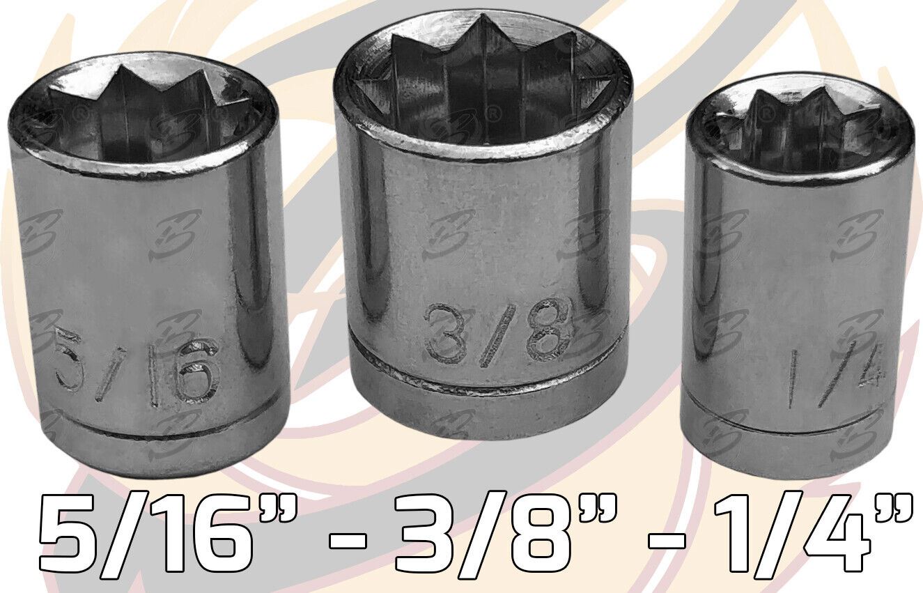 BlueSpot 40 Piece 1/4" & 3/8" Drive 6 Point Socket Set ( 01535 )