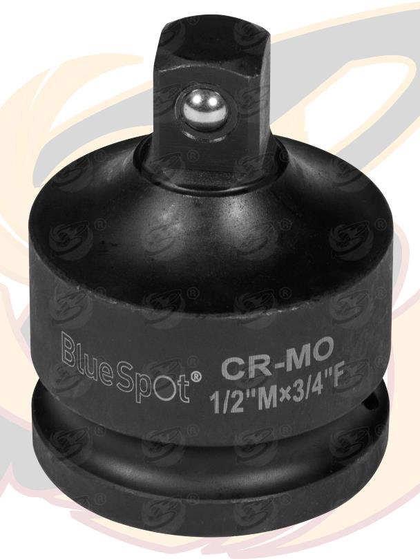 BLUESPOT IMPACT SOCKET ADAPTER 3/4" DRIVE DOWN TO 1/2" DRIVE