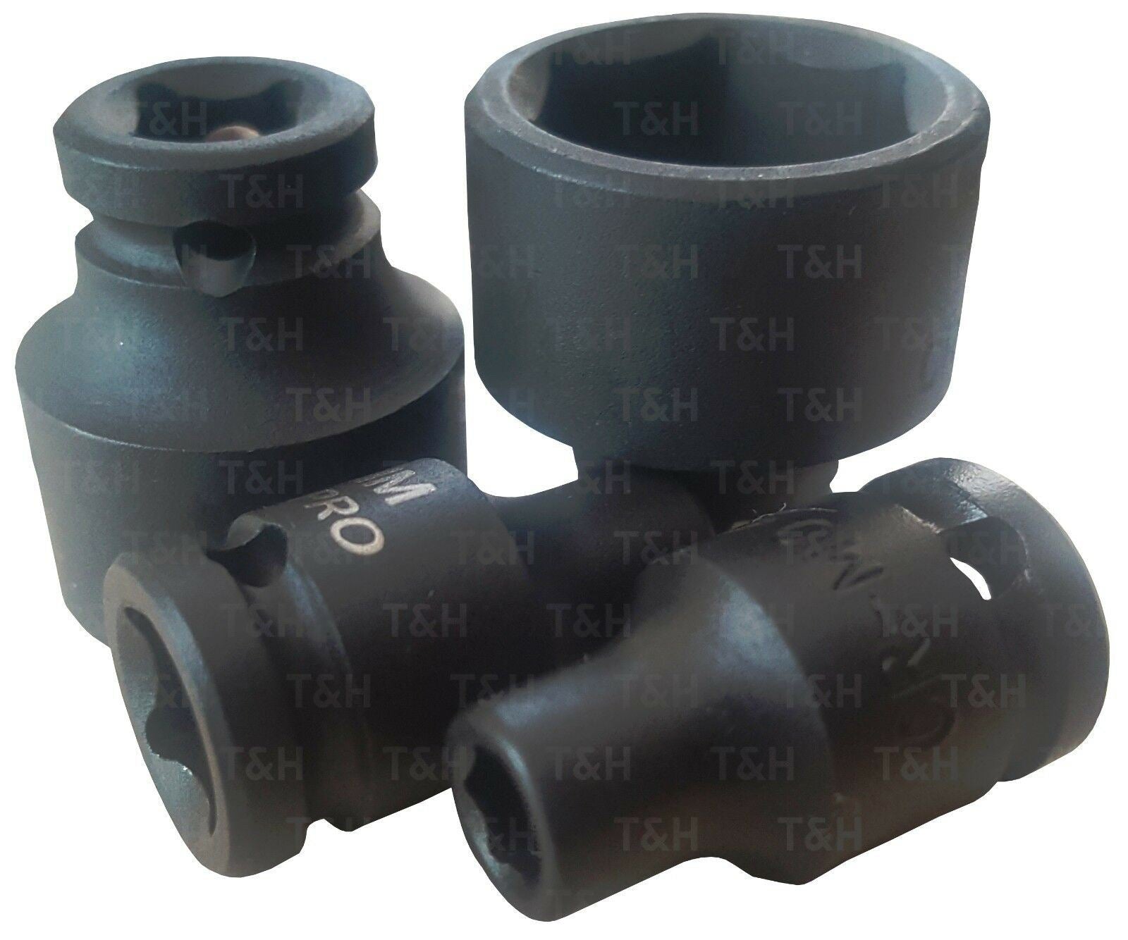 US PRO 14PCS 1/4" DRIVE 6 POINT SHALLOW IMPACT SOCKETS 4MM - 15MM