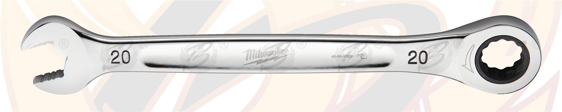 Milwaukee 20mm 144 Teeth Maxbite Ratchet Spanner ( 4932471513 )