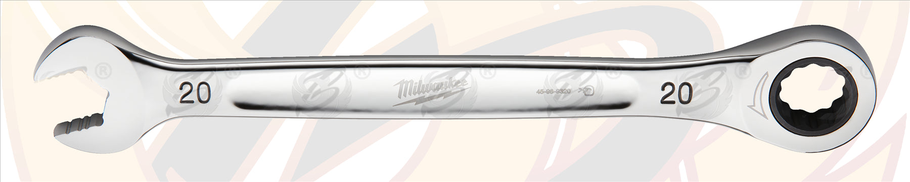 MILWAUKEE 20MM 144 TEETH MAXBITE RATCHET SPANNER