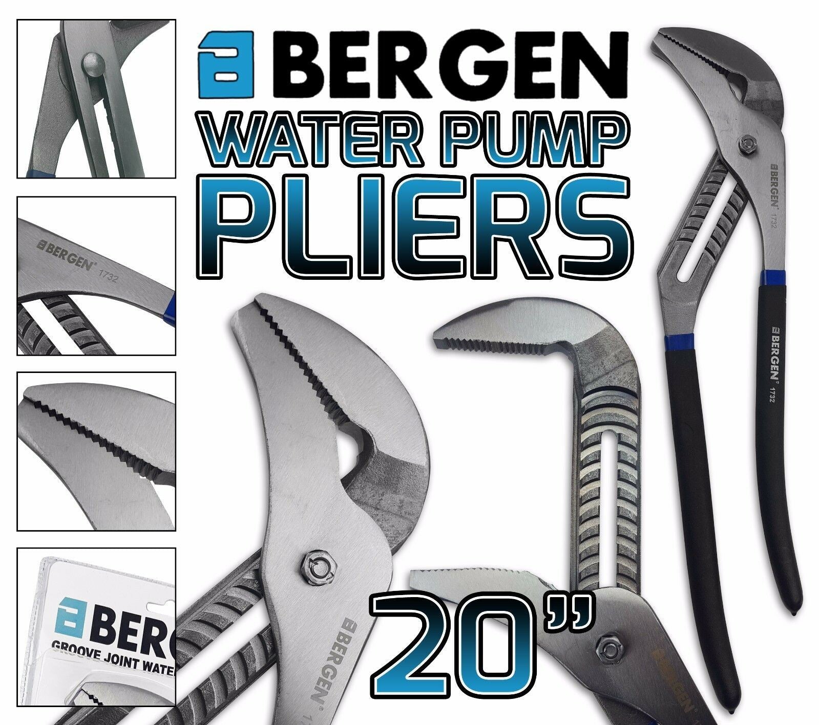 US PRO 20" WATER PUMP PLIERS