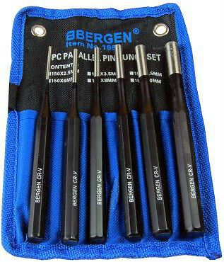 US PRO 6PCS PIN PUNCH SET