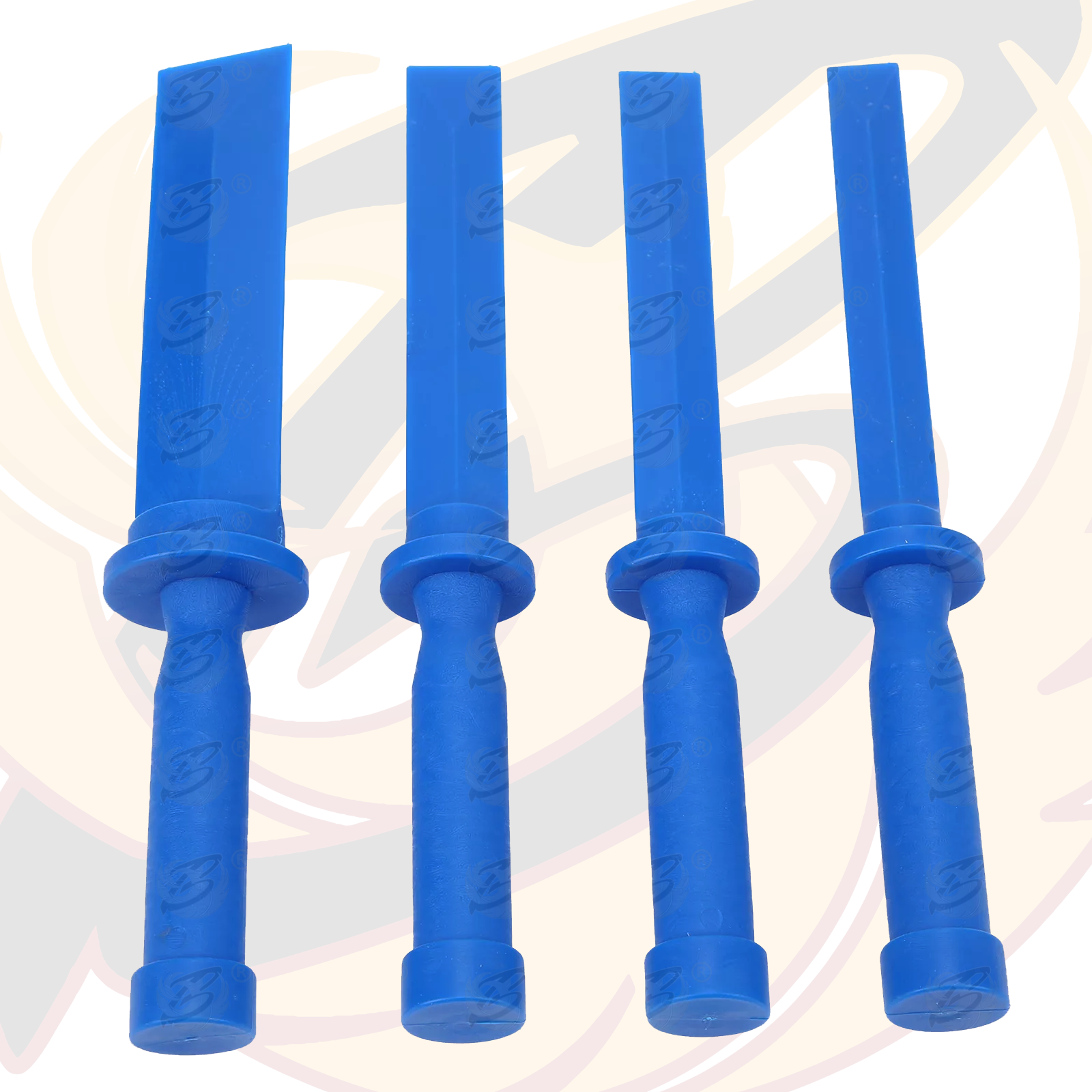 US Pro 4 Piece Plastic Scraper Set 5443