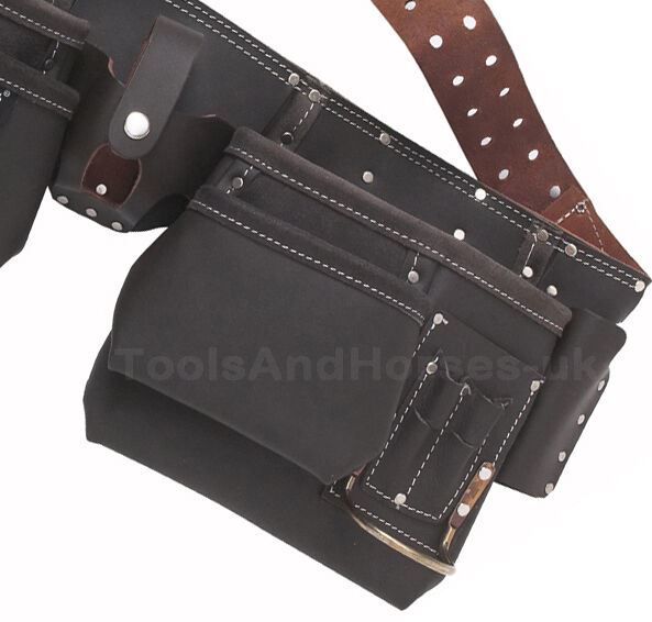BLUESPOT 11 POCKET DOUBLE LEATHER WORK BELT