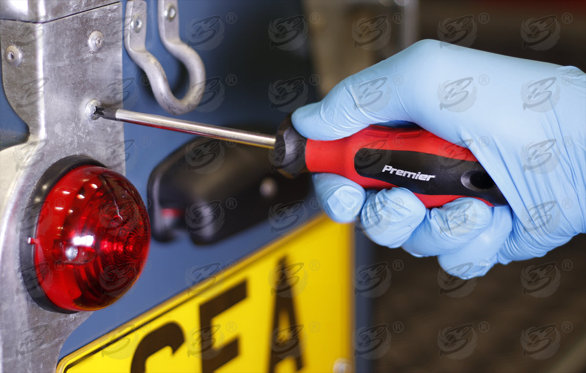 SEALEY 8PCS MAGNETIC SCREWDRIVERS ( SLOTTED - PHILLIPS - POZIDRIVE )