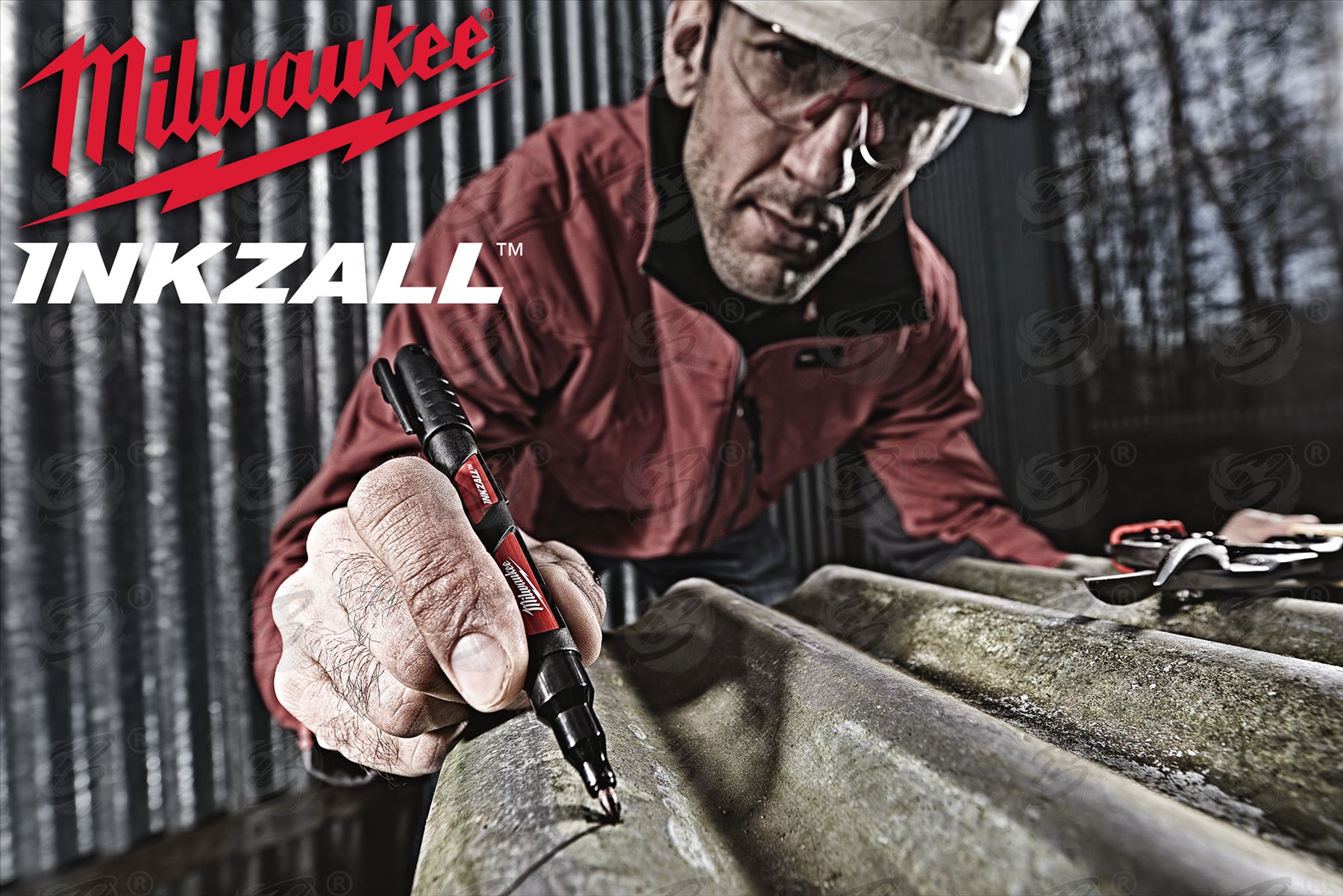 MILWAUKEE INKZALL STYLUS & JOBSITE MARKER PEN ( BLACK )