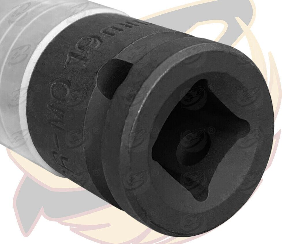 US PRO INDUSTRIAL 3PCS 1/2" DRIVE IMPACT ALLOY WHEEL NUT SOCKETS 17MM - 21MM