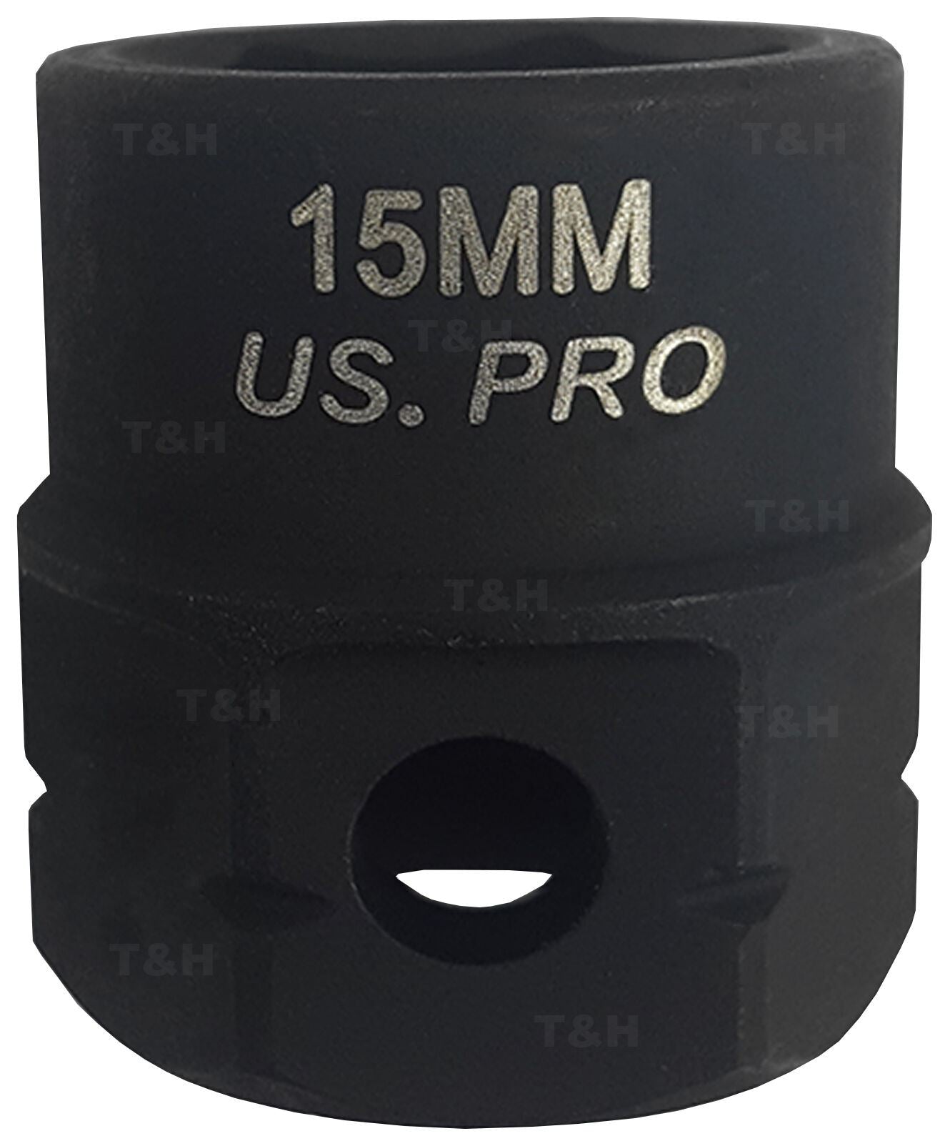 US PRO 15PCS 1/2" DRIVE 6 POINT SHALLOW IMPACT SOCKETS 10MM - 24MM