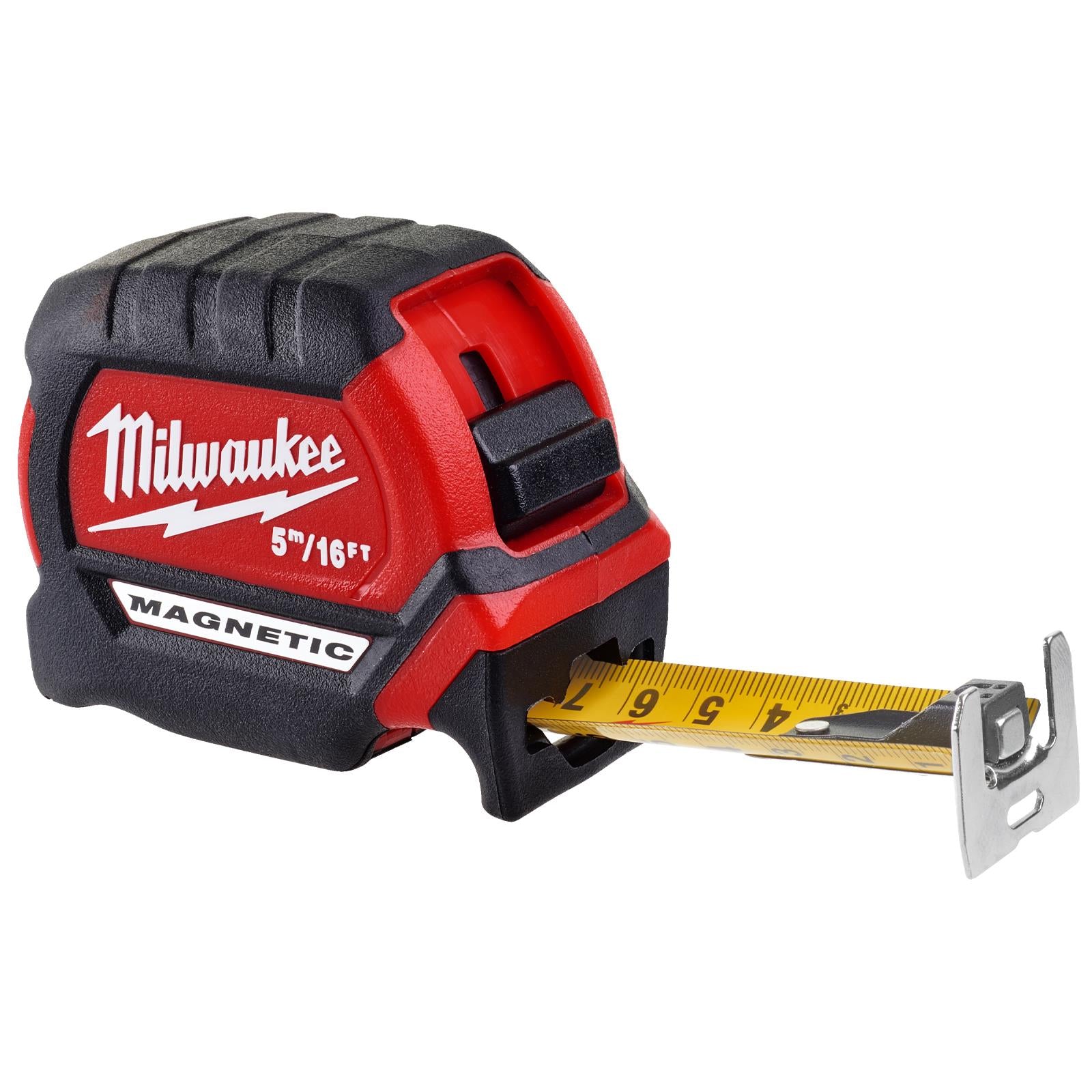 MILWAUKEE 5m ( 16ft ) Magnetic Tip 27mm Nylon Blade Tape Measure