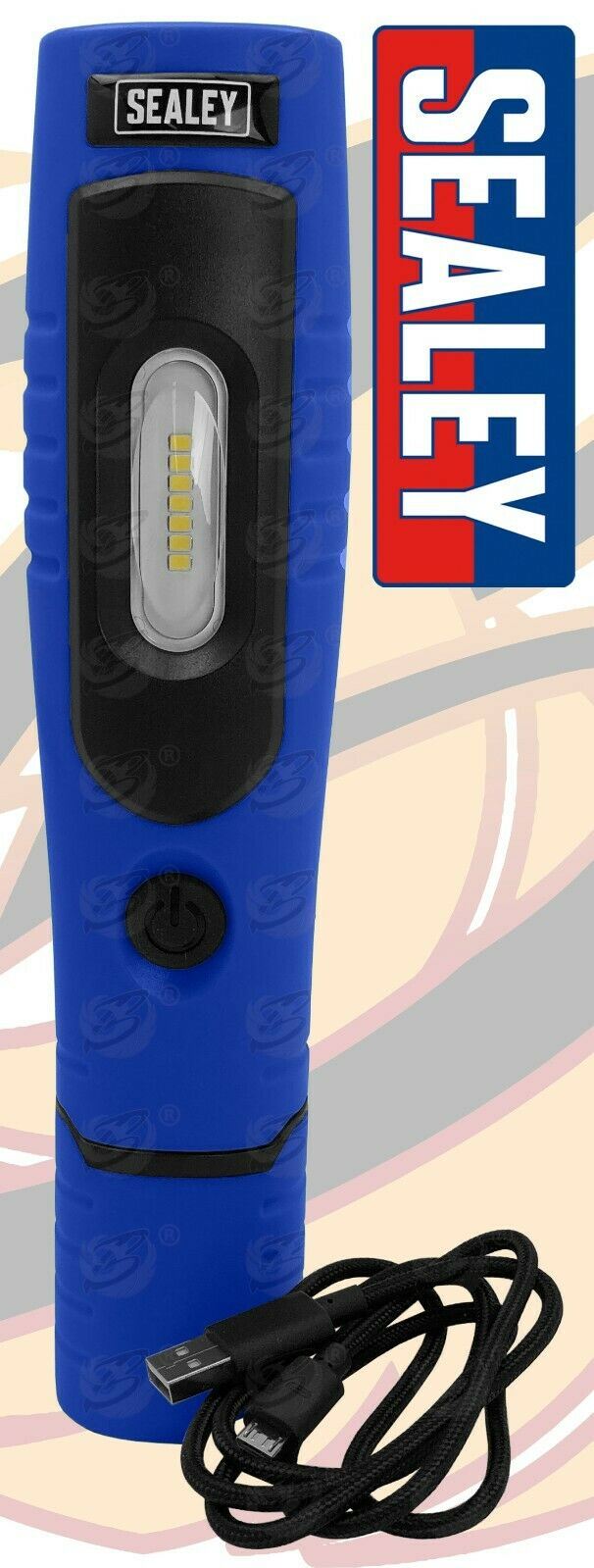 SEALEY RECHARGEABLE SMD LED LI - ION WORK LIGHT ( BLUE )