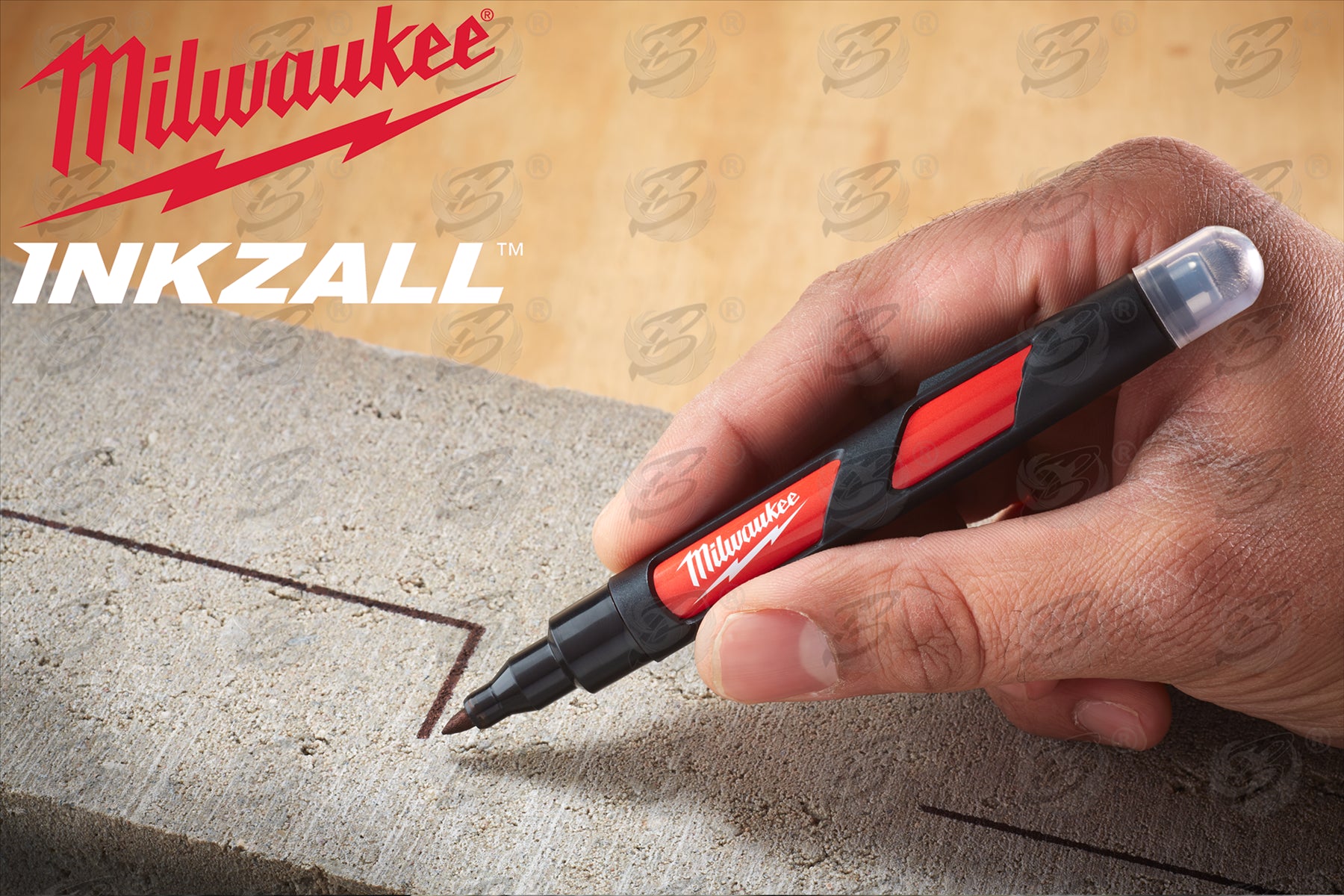 MILWAUKEE INKZALL STYLUS & JOBSITE MARKER PEN ( BLACK )