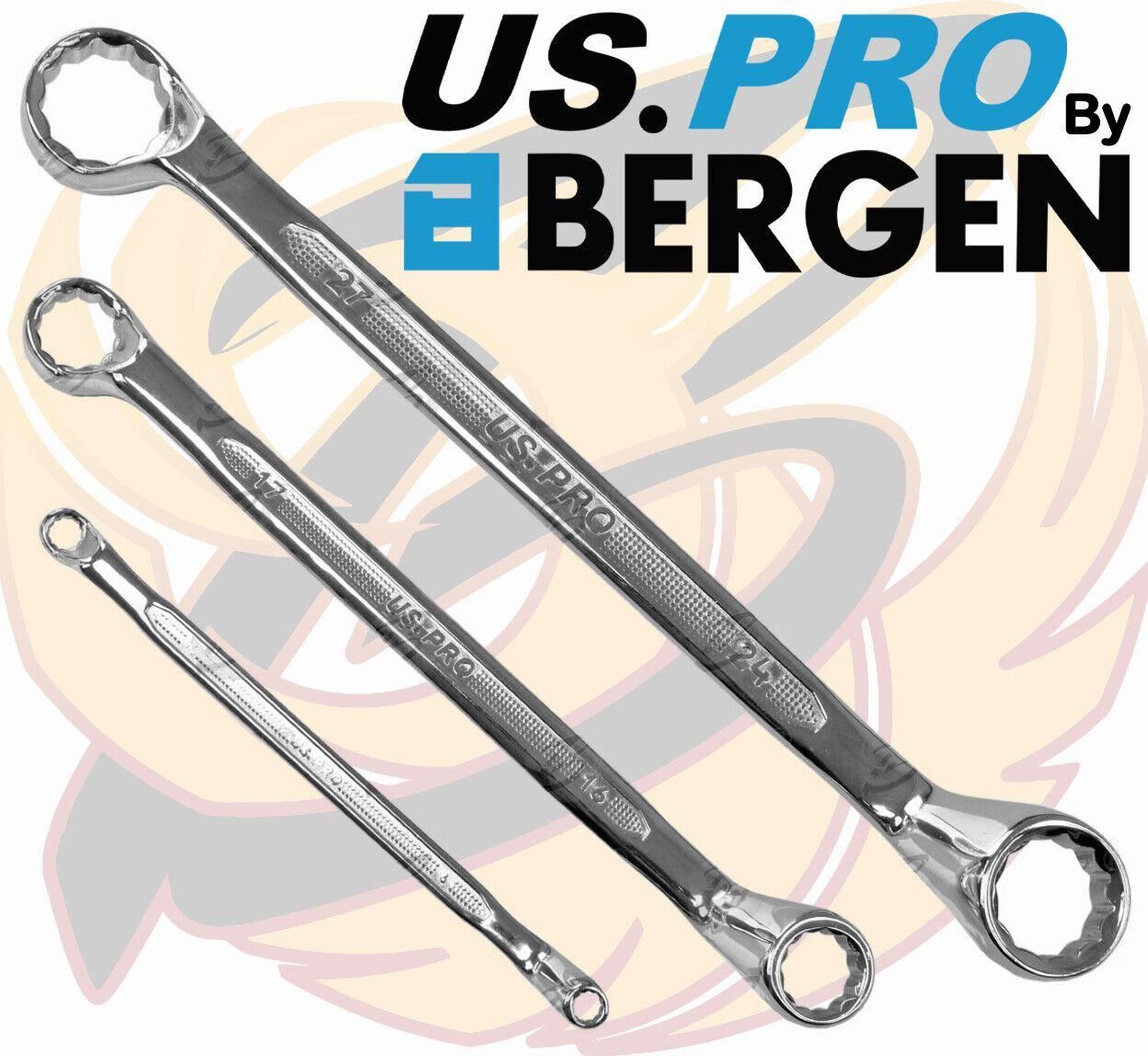 US Pro 12 Piece Offset Double Ring 12 Point Spanner 6mm - 32mm 3526