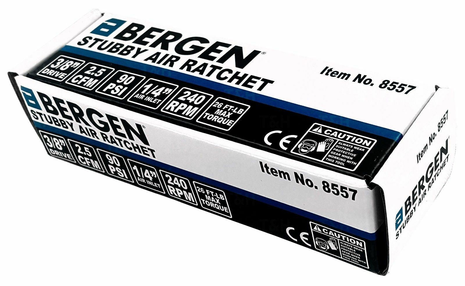 US PRO 3/8" DRIVE STUBBY AIR RATCHET