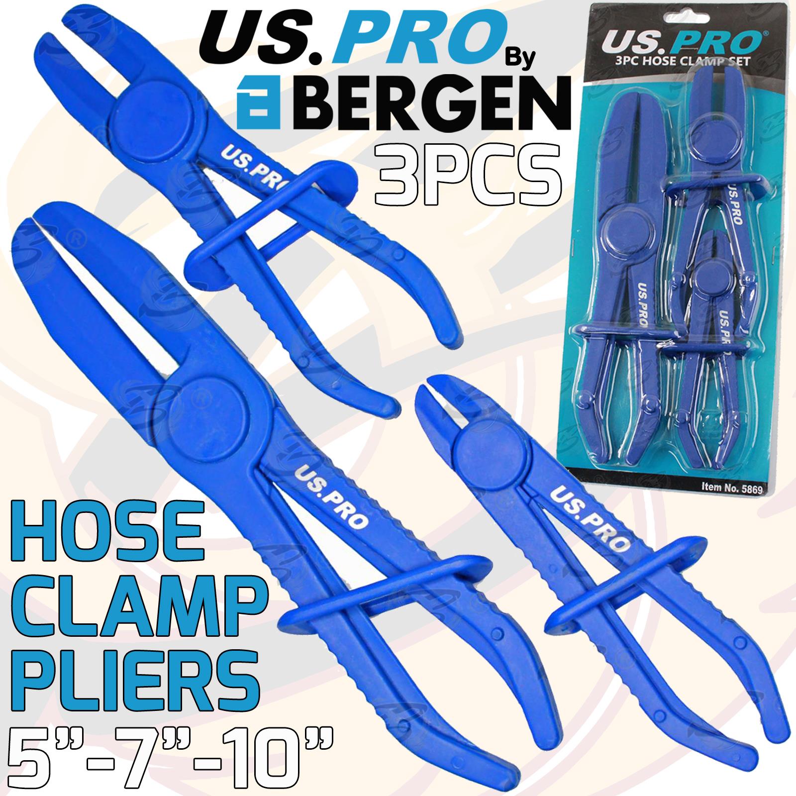 US PRO 3PCS HOSE CLAMP PLIERS SET