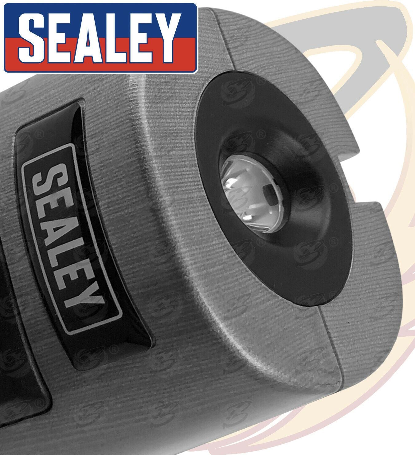 SEALEY RECHARGEABLE SMD LED LI - ION WORK LIGHT ( BRUSHED ALUMINIUM )