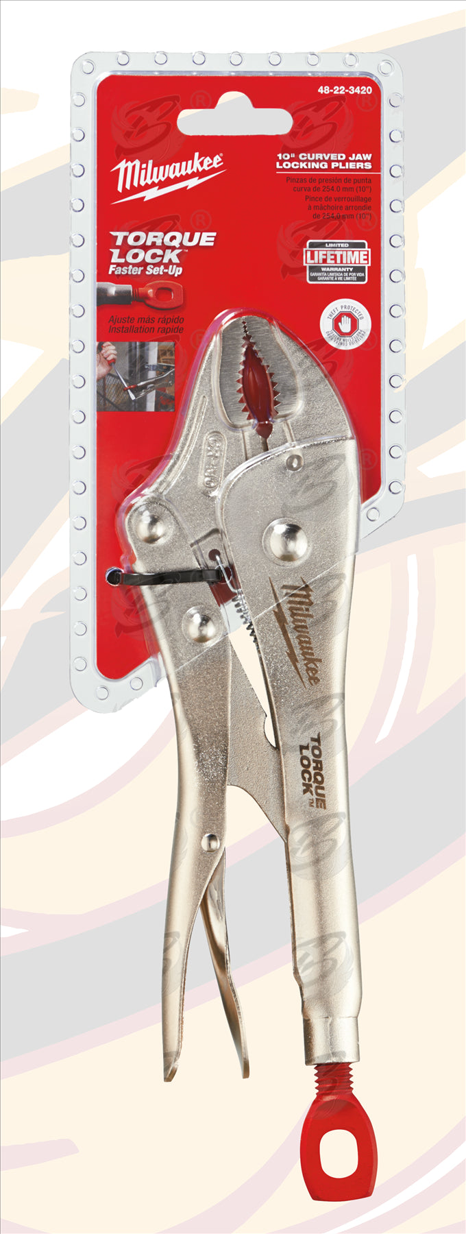 MILWAUKEE 10" CURVED JAW TORQUE LOCK LOCKING PLIERS
