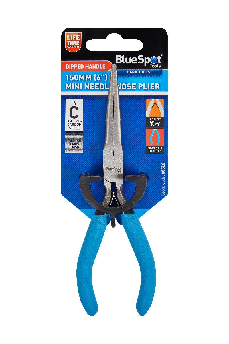 BlueSpot Soft Grip Mini Needle Nose Plier ( 08510 )