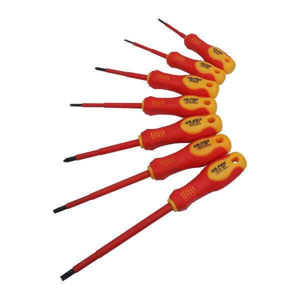 US Pro 7 Piece VDE Screwdriver Set 1606