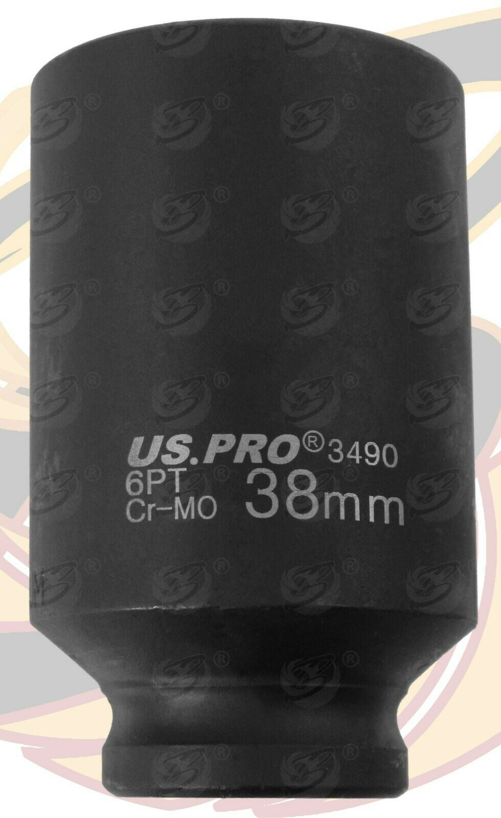 US PRO 38MM 1/2" DRIVE 6 POINT DEEP IMPACT SOCKET ( SINGLE )