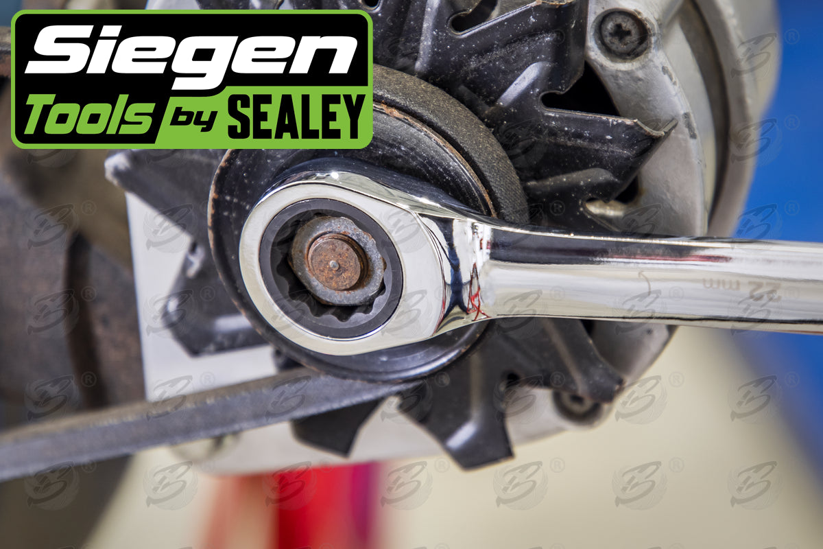 SIEGEN 15PCS RATCHET COMBINATION SPANNERS 8MM - 24MM