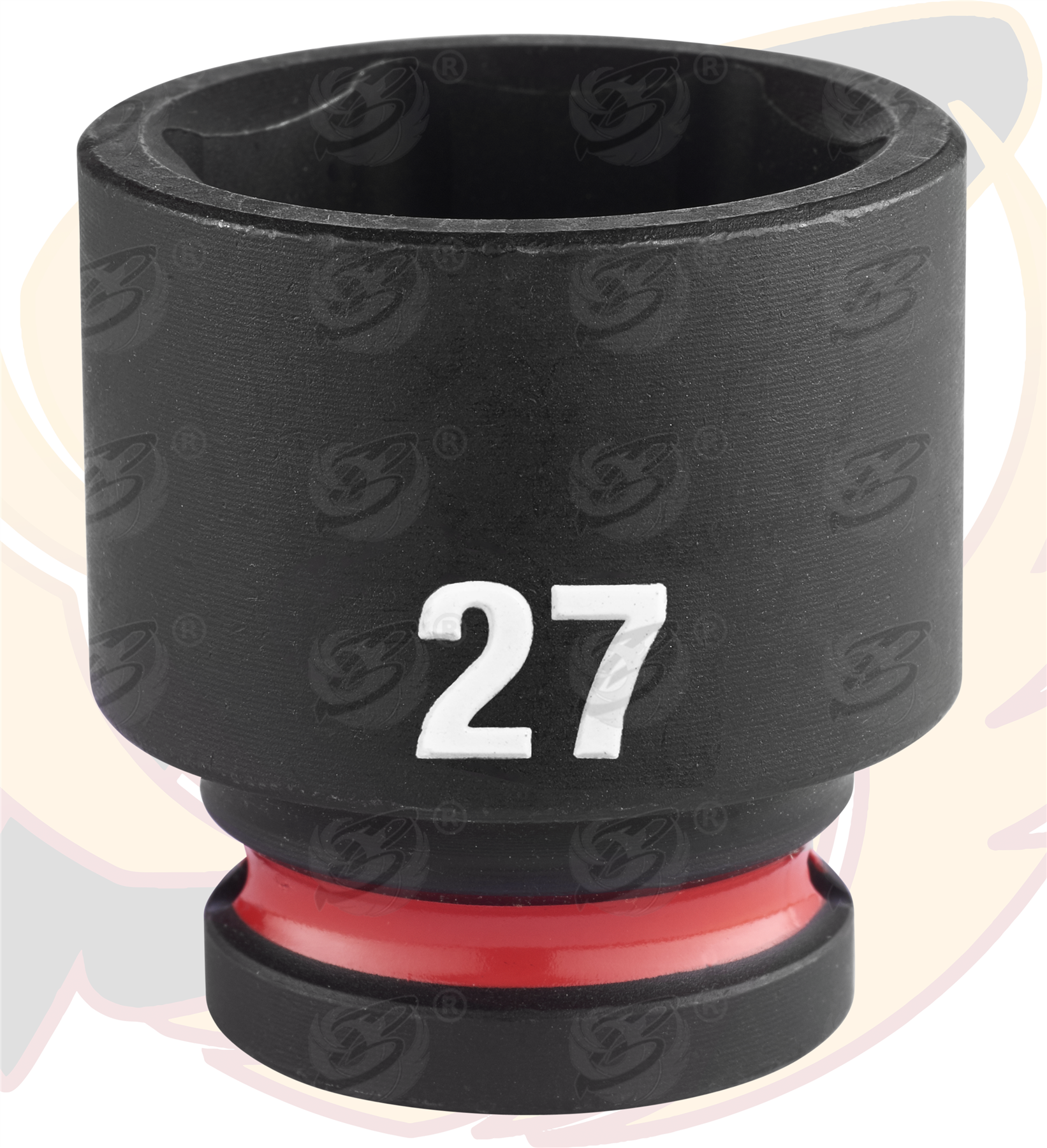 Milwaukee 27mm 1/2" Drive 6 Point Shallow Impact Socket ( Single ) ( 4932480321 )