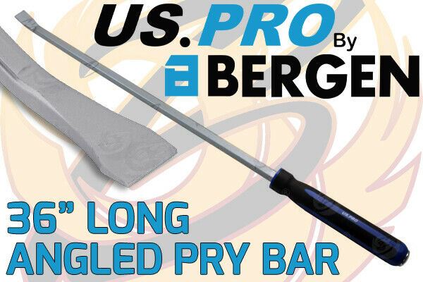 US PRO 36" EXTRA LONG ANGLED GO - THROUGH PRY BAR