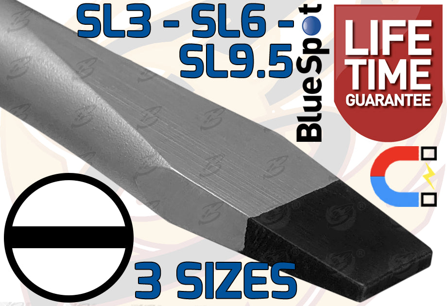 BLUESPOT 6PCS MAGNETIC GO THROUGH SCREWDRIVER SET ( SLOTTED - PHILLIPS )