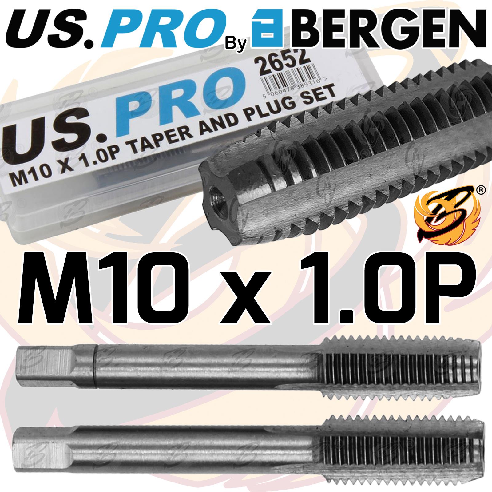 US Pro M10 x 1.0P Taper & Plug Set 2652