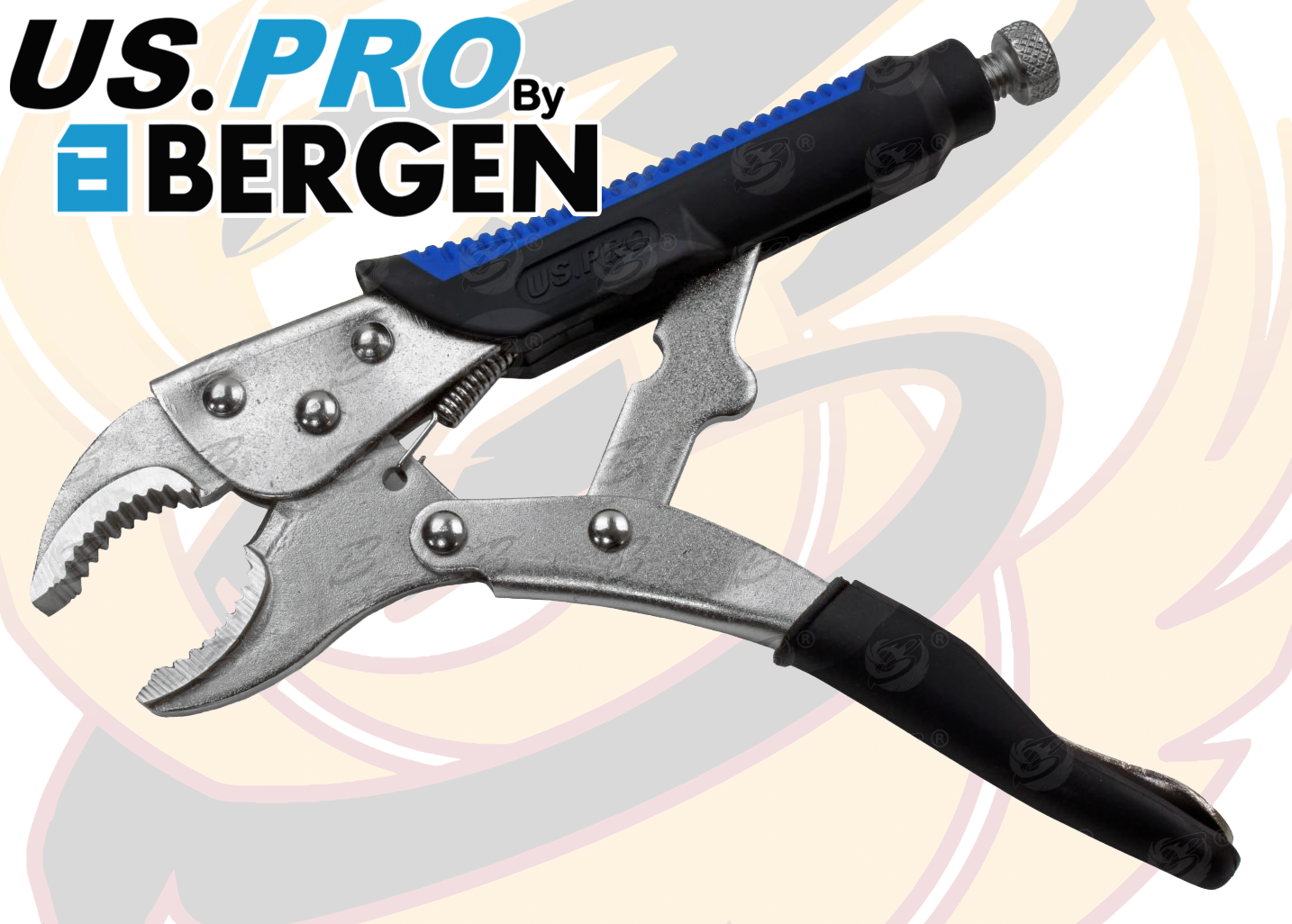 US Pro 3 Piece Locking Pliers With Grips ( 2074 )