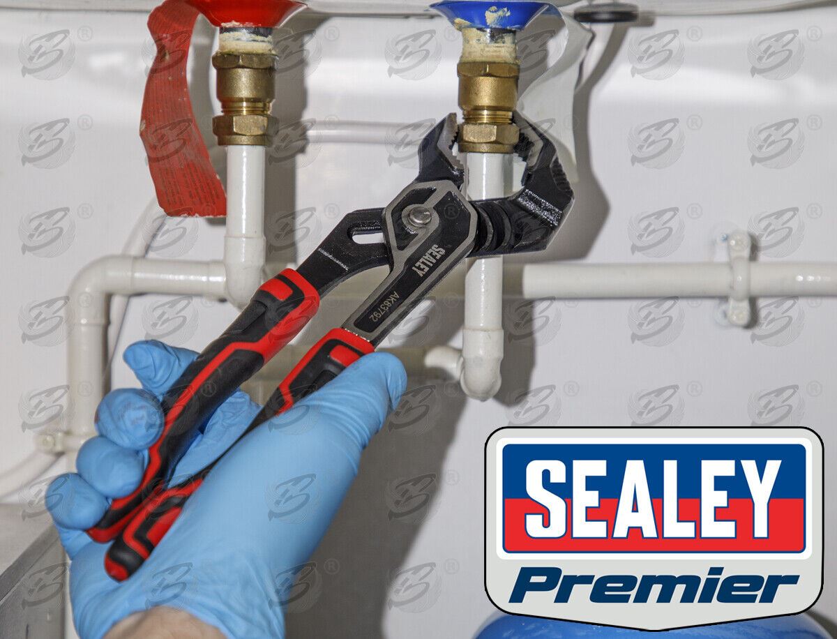 Sealey 4 Piece High Leverage Plier Set ( Combi - Cutters - Long Nose - Water Pump ) ( AK8378 )