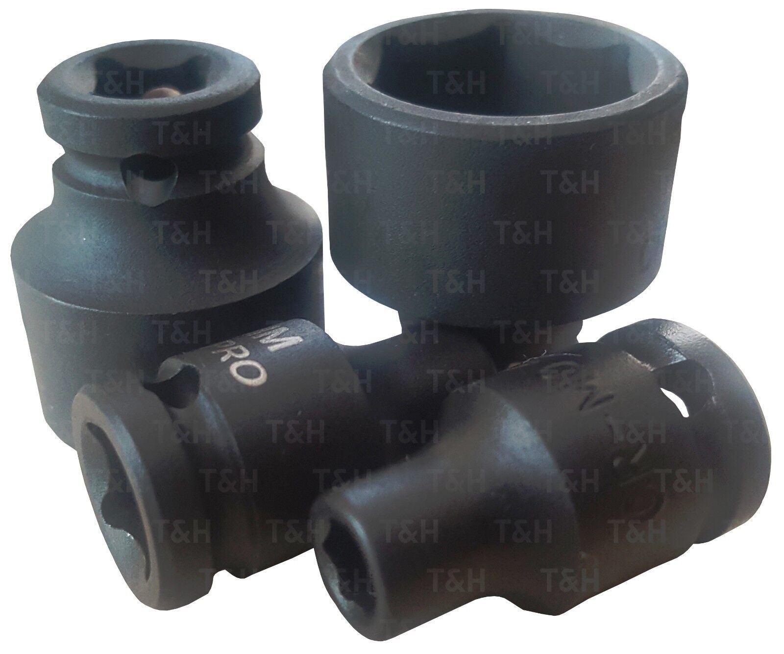 US Pro 14 Piece 1/4" Drive 6 Point Shallow Impact Sockets 4mm - 15mm 1429