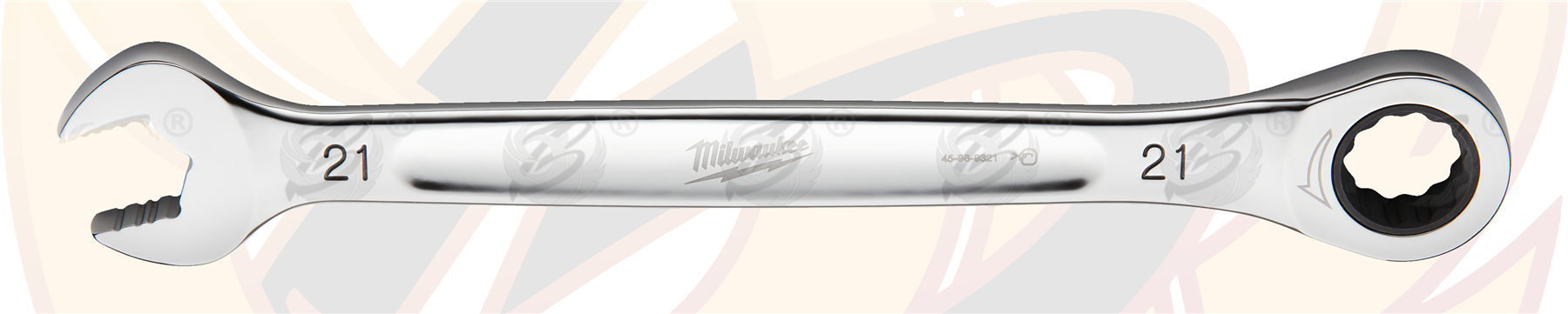 Milwaukee 21mm 144 Teeth Maxbite Ratchet Spanner ( 4932471514 )